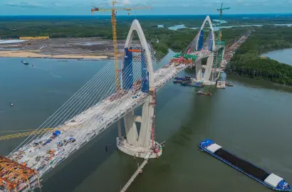 Cầu Phước An: Cú hích hạ tầng kết nối cao tốc Bến Lức - Long Thành với cảng Cái Mép thúc đẩy bất động sản vùng kinh tế trọng điểm