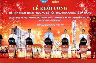 Đà Nẵng Khởi Công Tổ Hợp Công Trình Phục Vụ Lễ Hội Pháo Hoa Quốc Tế: Cú Hích Mới Cho Thị Trường Bất Động Sản Ven Sông Hàn