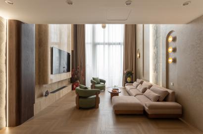 Giải pháp thiết kế nhà phố 6 tầng tại Hà Nội: Hệ vỏ nhiều lớp bảo vệ sự riêng tư và thẩm mỹ hiện đại