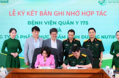 Hợp tác Nutifood và Bệnh viện Quân y 175: Đòn bẩy mới cho phát triển giải pháp dinh dưỡng và tác động đến thị trường bất động sản y tế Việt Nam