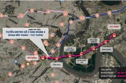 Khởi Công Tuyến Metro Bến Thành – Thủ Thiêm: Bước Đột Phá Hạ Tầng Đô Thị Và Cơ Hội Vàng Cho Thị Trường Bất Động Sản TP.HCM