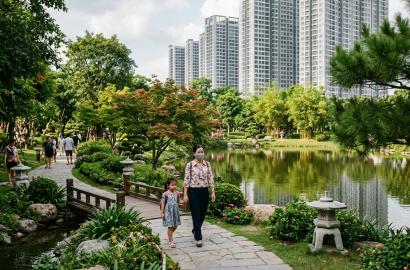 Kiyomi Park 10ha tại Vinhomes Saigon Park: Điểm nhấn xanh sinh thái giữa lòng đô thị hiện đại