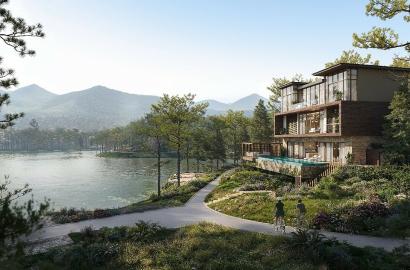 Lakeside Residences: Kiến trúc đương đại hòa quyện cùng địa hình thung lũng độc đáo tại Thanh Xuân Valley
