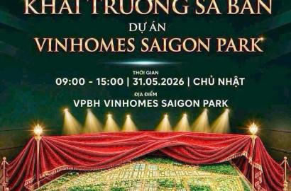 Ra Mắt Sa Bàn Vinhomes Saigon Park: Cơ Hội Vàng Cho Thị Trường Bất Động Sản Tây Bắc TP.HCM Năm 2026