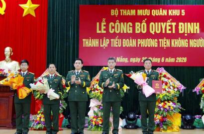 Tiểu đoàn Phương tiện không người lái Quân khu 5: Tác động và cơ hội cho thị trường bất động sản vùng trọng điểm miền Trung