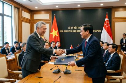 Việt Nam và Singapore Ký Thỏa Thuận Thực Hiện Điều 6 Thỏa Thuận Paris: Cơ Hội Mới Cho Thị Trường Bất Động Sản Xanh
